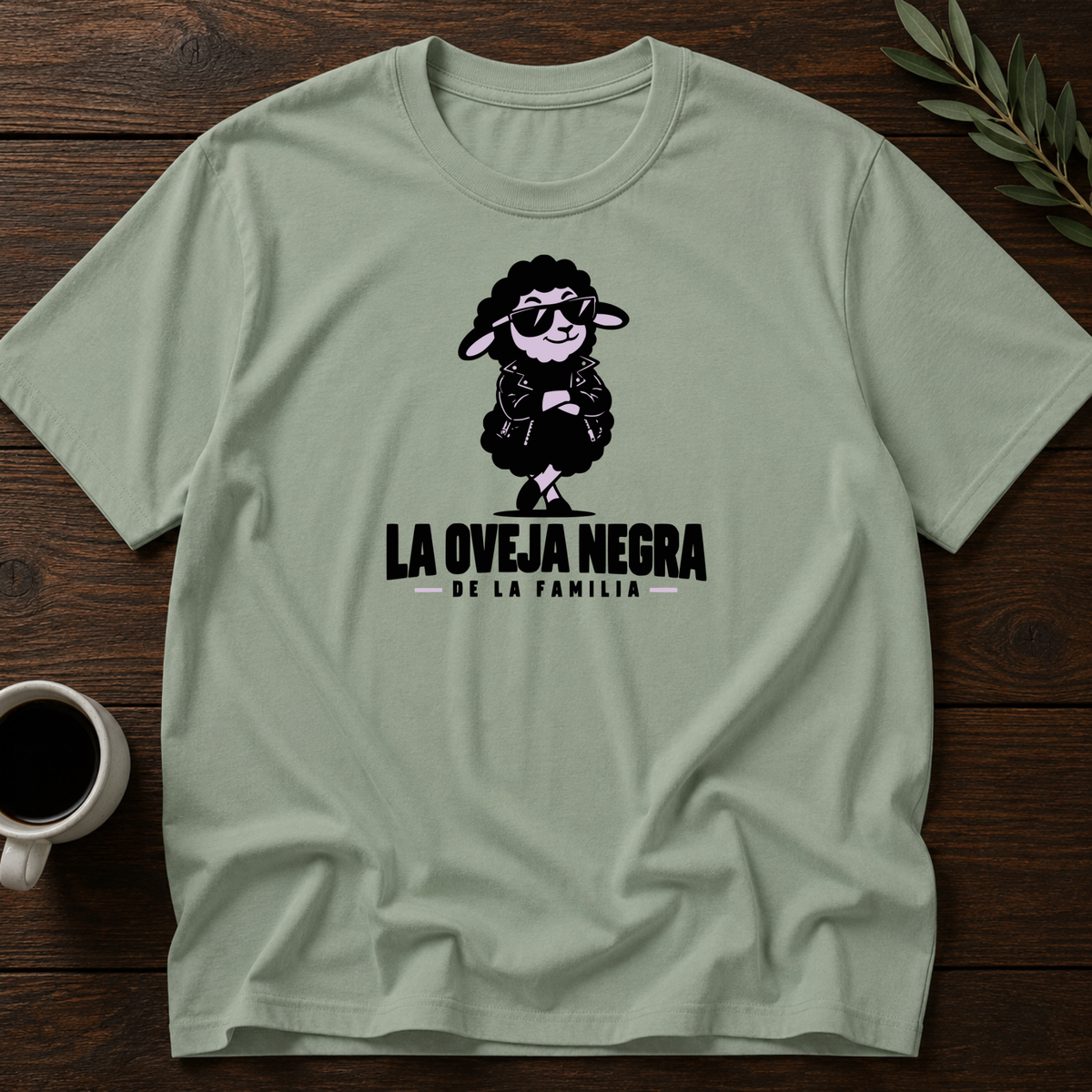 La Oveja Negra T-Shirt – Sage – Wear Your Heart