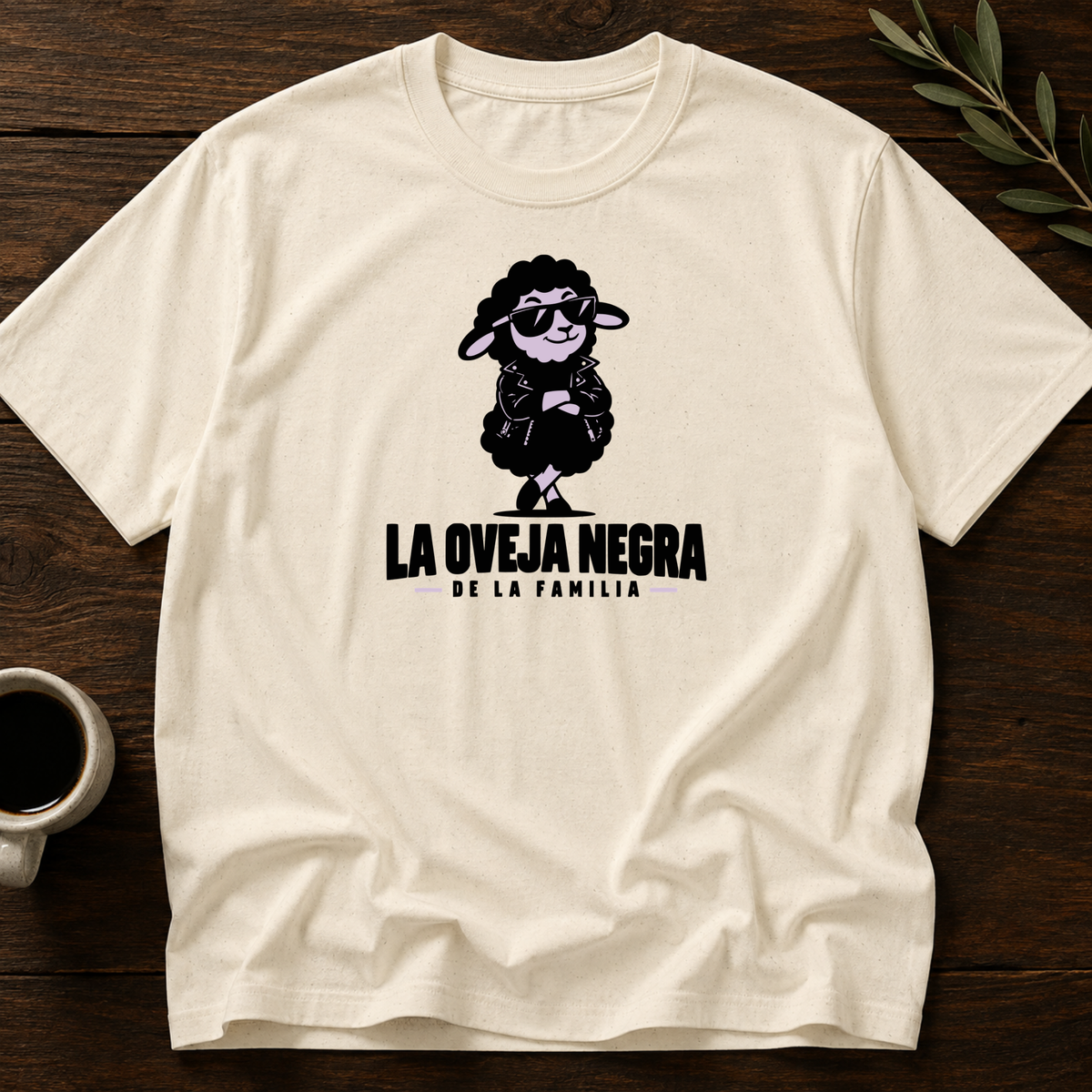 La Oveja Negra T-Shirt – Natural – Wear Your Heart
