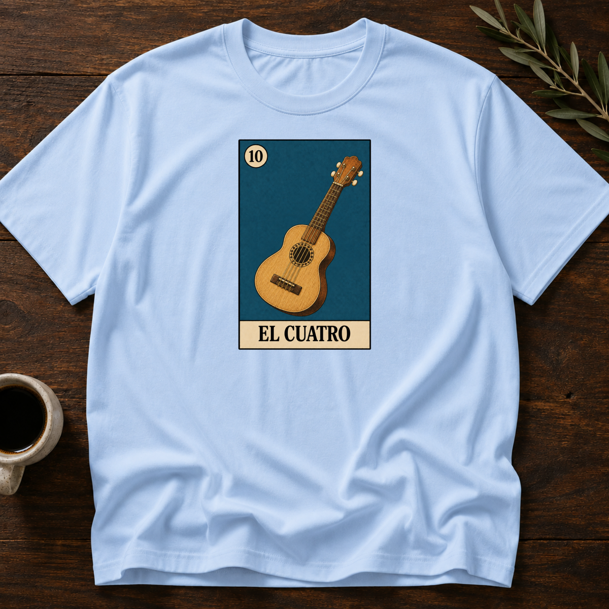El Cuatro T-Shirt – Light Blue – Wear Your Heart