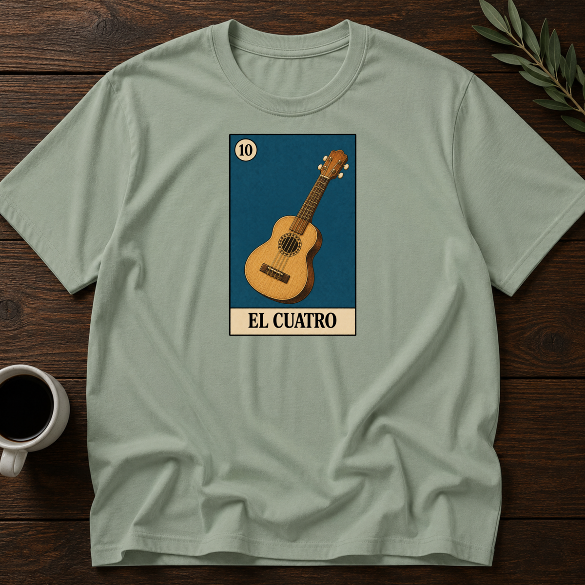 El Cuatro T-Shirt – Sage – Wear Your Heart