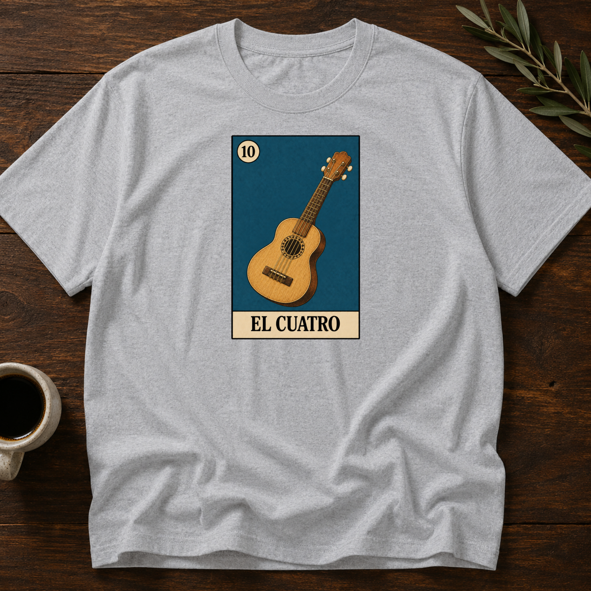 El Cuatro T-Shirt – Sport Grey – Wear Your Heart