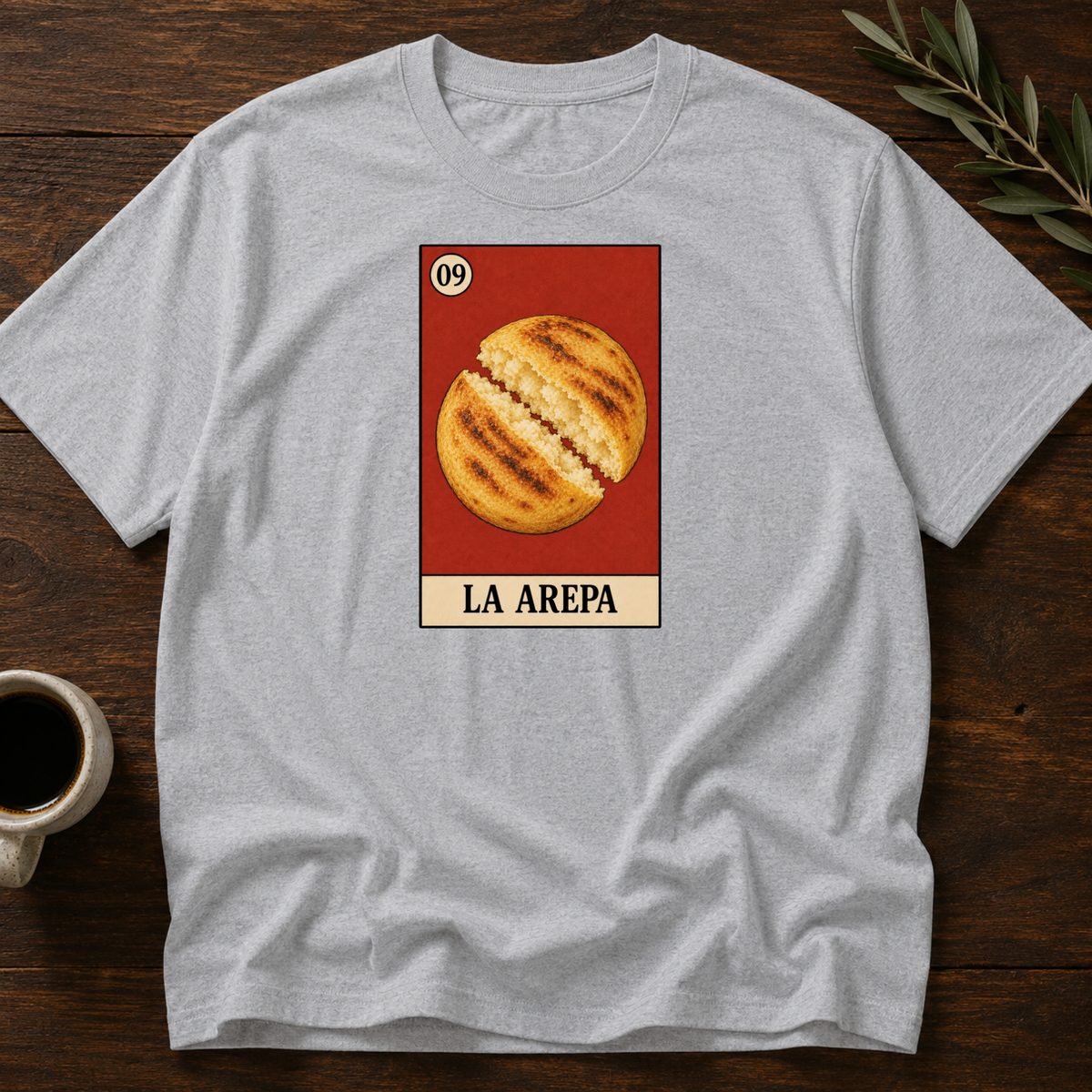 La Arepa T-Shirt – Sport Grey – Wear Your Heart