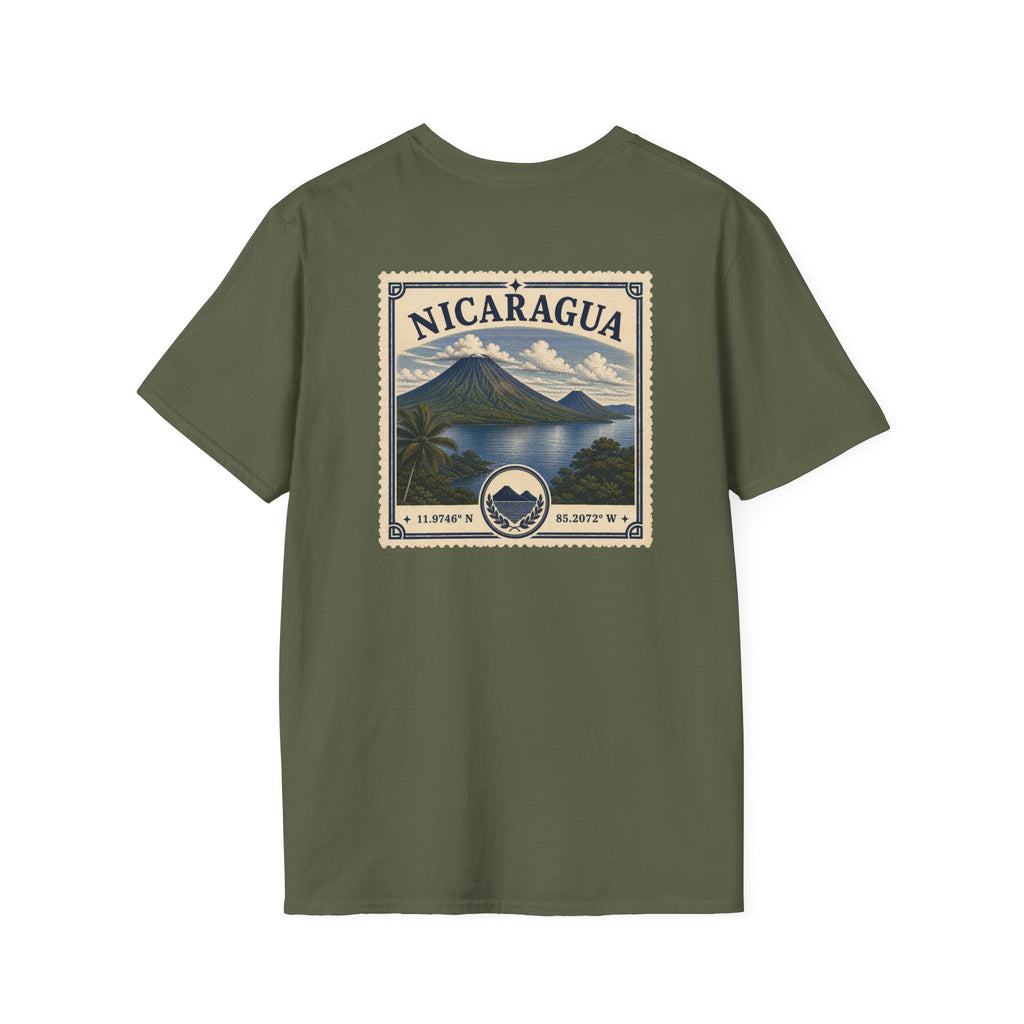 NICARAGUA HERITAGE STAMP T-SHIRT