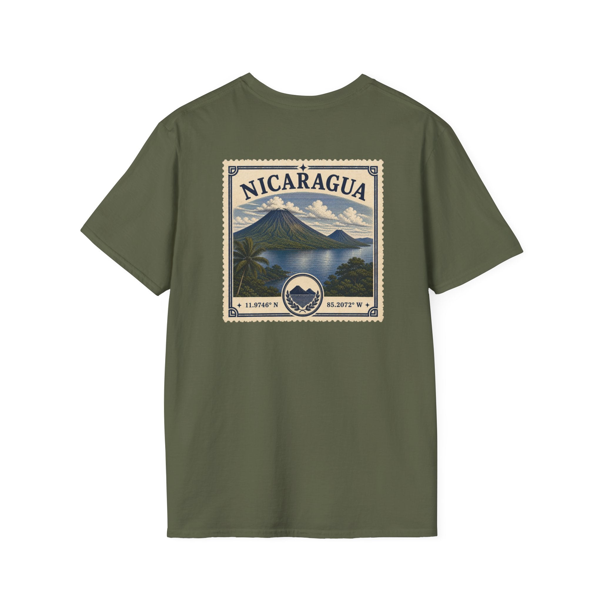 NICARAGUA HERITAGE STAMP T-SHIRT