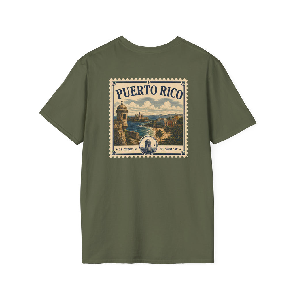 PUERTO RICO HERITAGE STAMP T-SHIRT