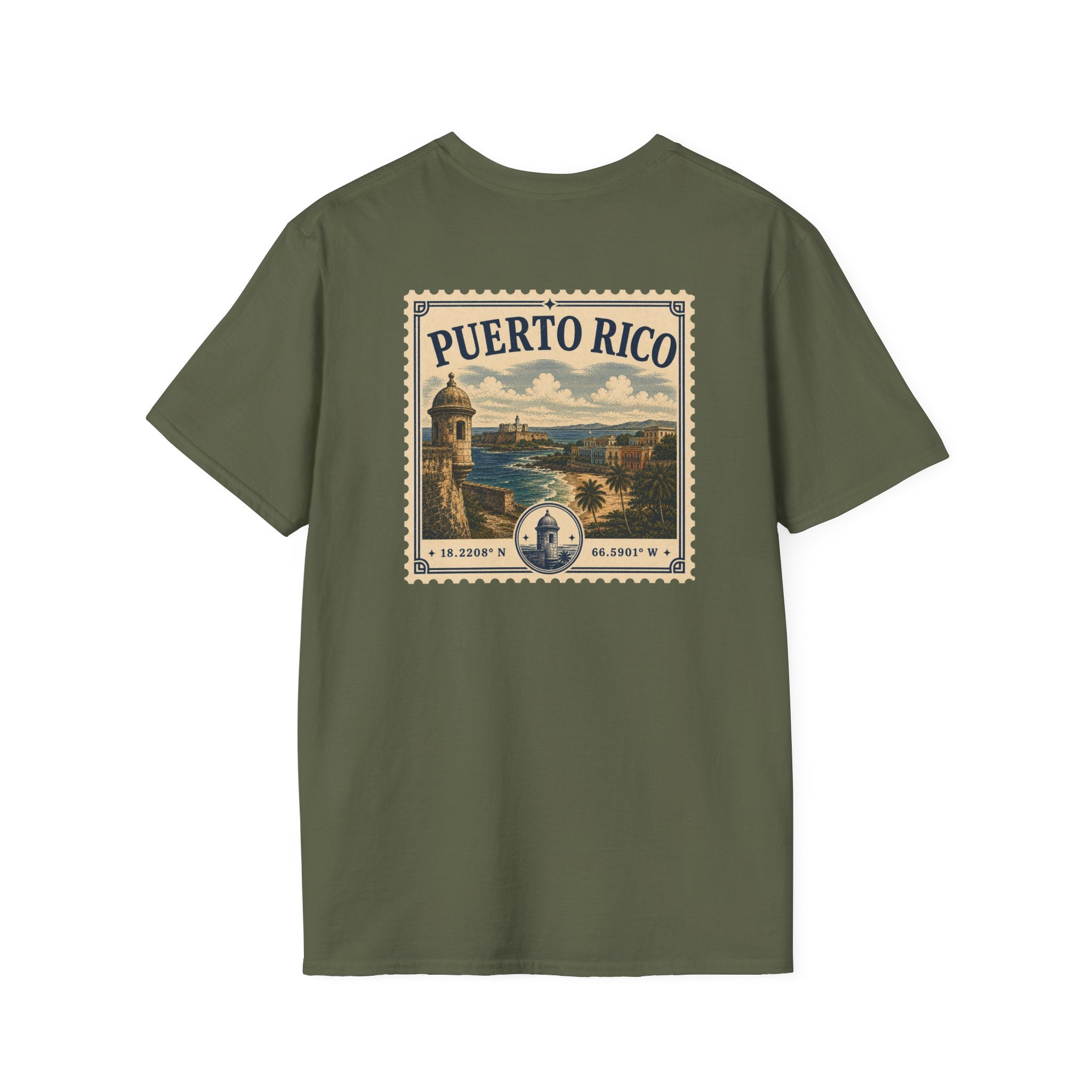 PUERTO RICO HERITAGE STAMP T-SHIRT