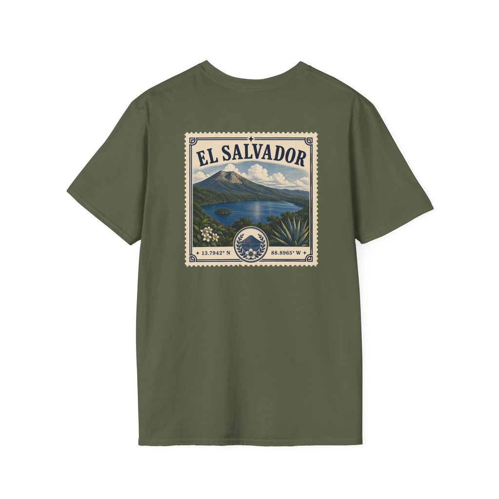 EL SALVADOR HERITAGE STAMP T-SHIRT