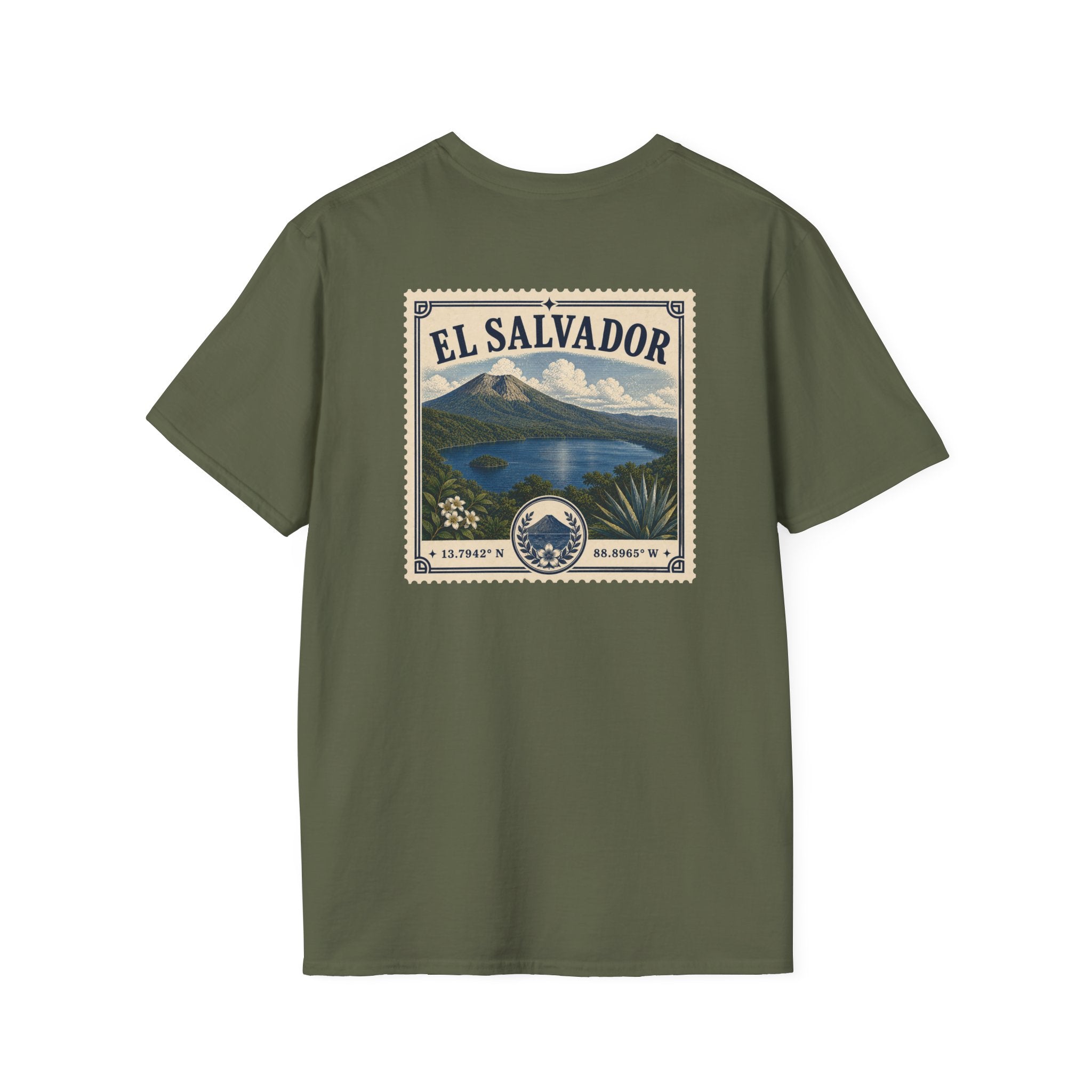EL SALVADOR HERITAGE STAMP T-SHIRT