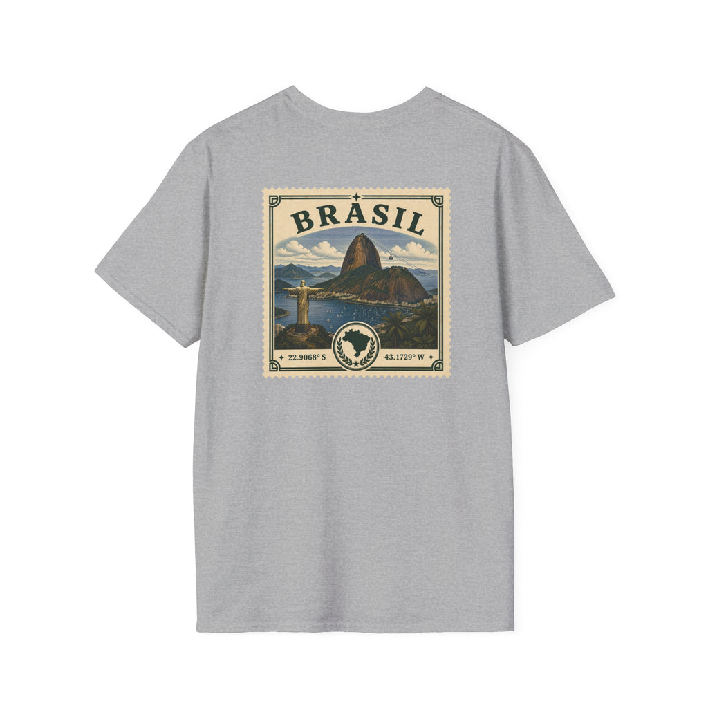 BRASIL HERITAGE STAMP T-SHIRT