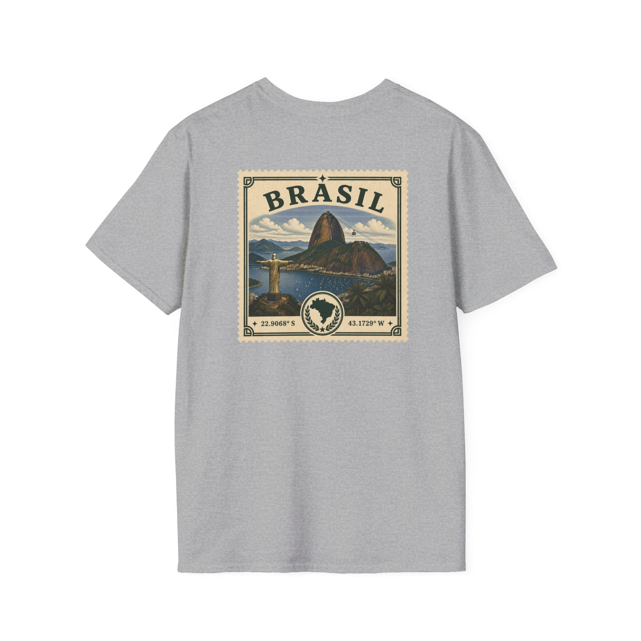 BRASIL HERITAGE STAMP T-SHIRT