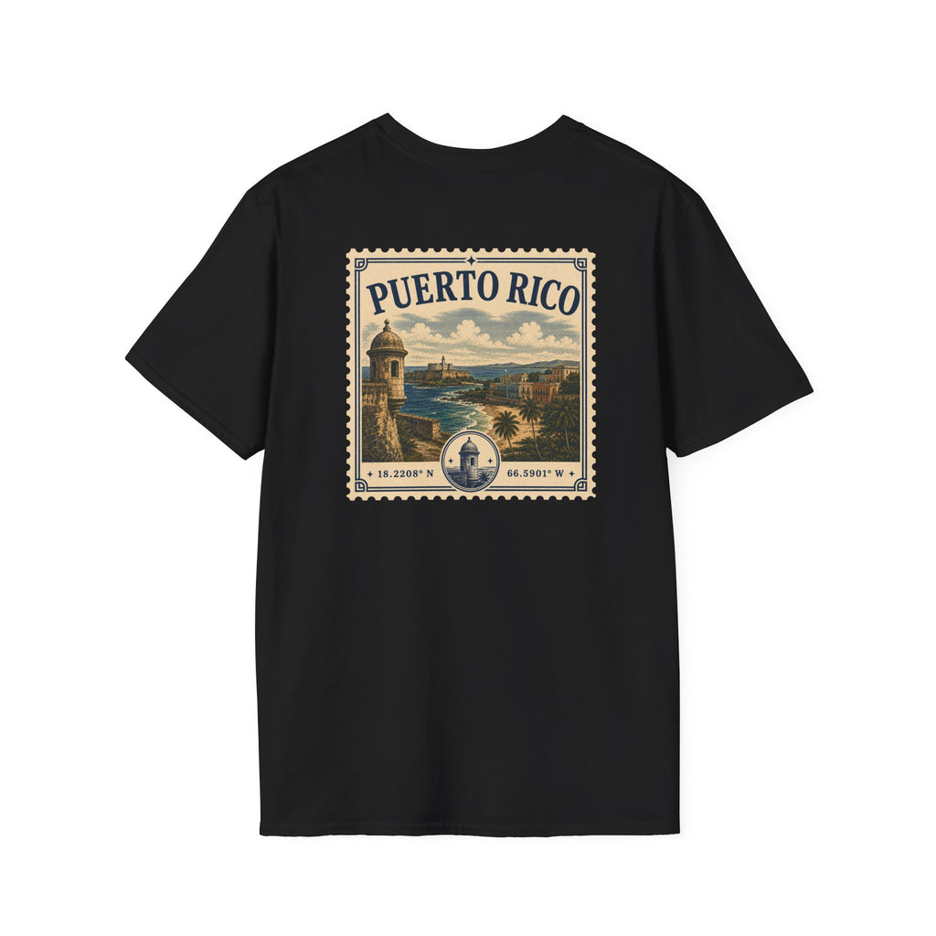 PUERTO RICO HERITAGE STAMP T-SHIRT