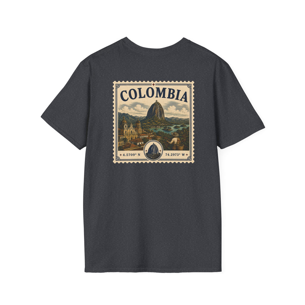 COLOMBIA HERITAGE STAMP T-SHIRT