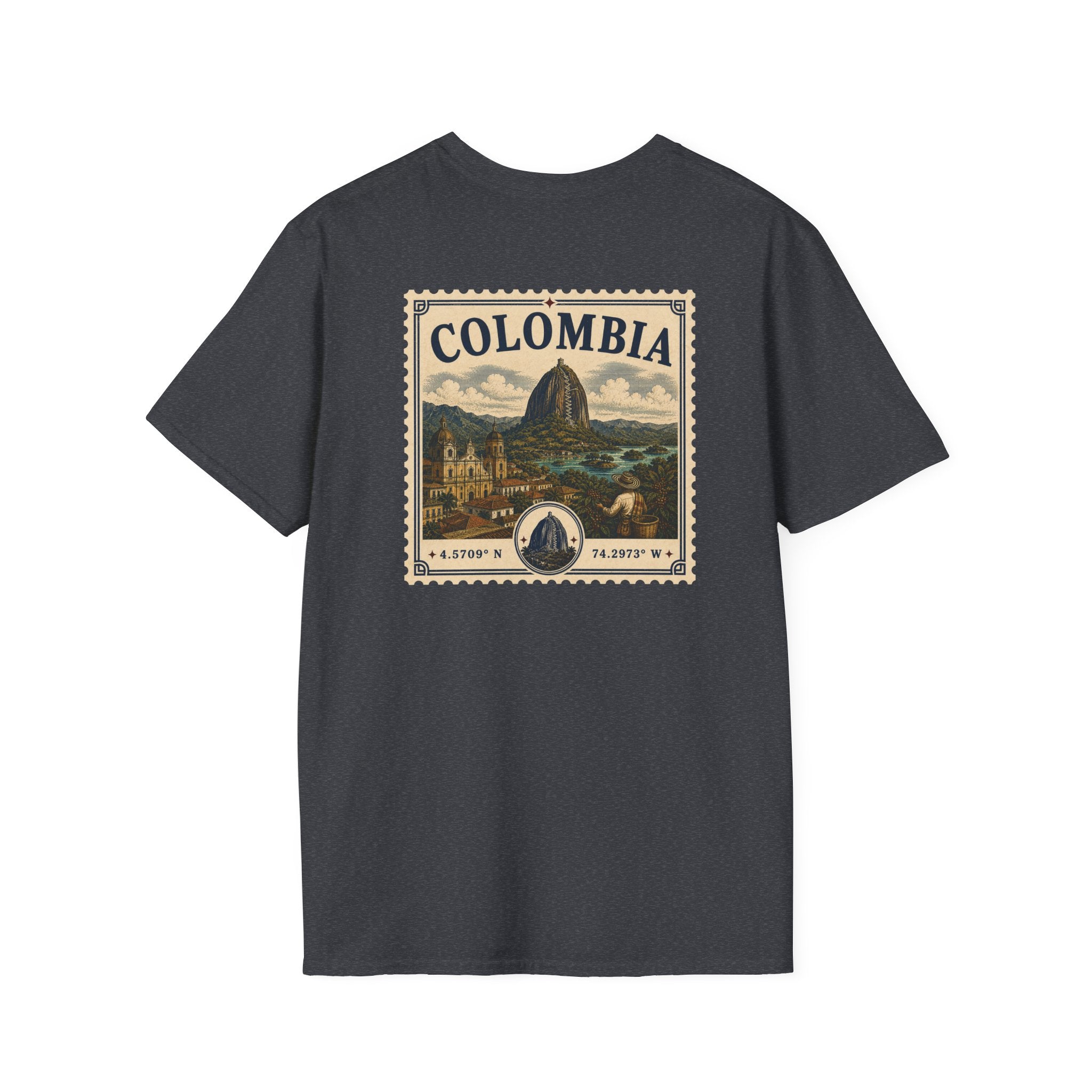 COLOMBIA HERITAGE STAMP T-SHIRT