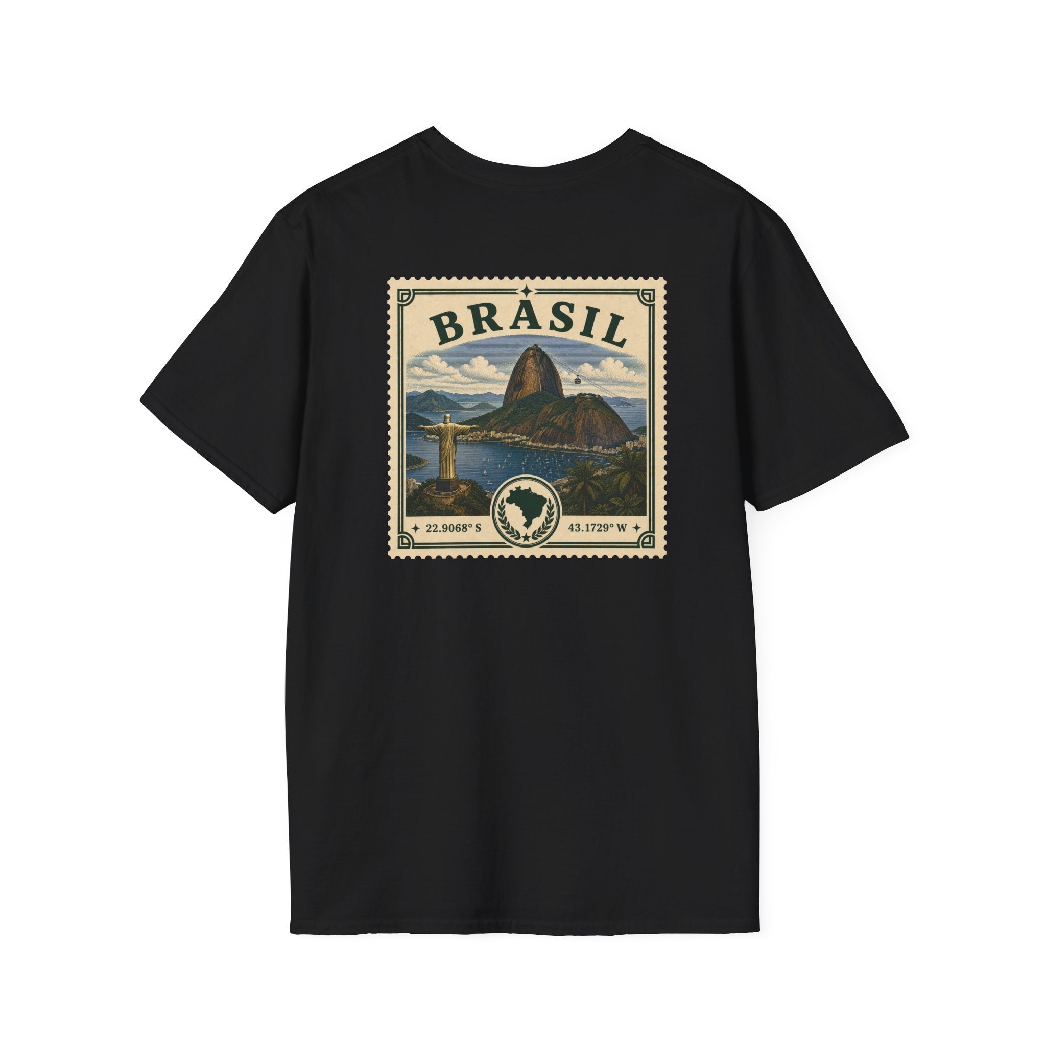 BRASIL HERITAGE STAMP T-SHIRT