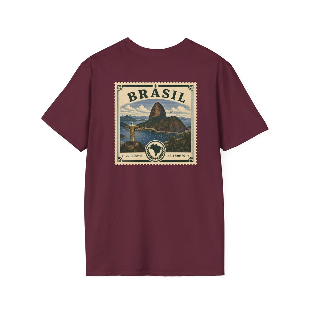 BRASIL HERITAGE STAMP T-SHIRT