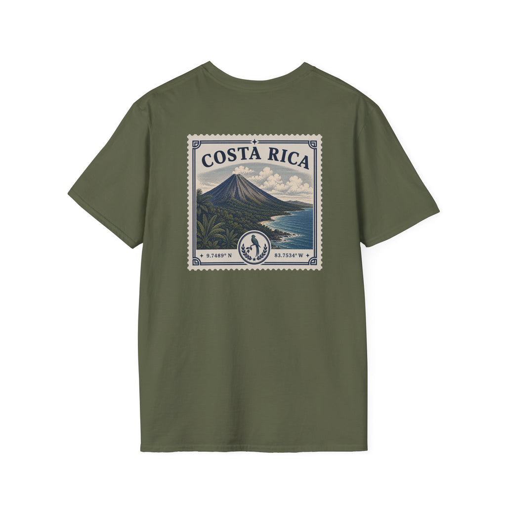 COSTA RICA HERITAGE STAMP T-SHIRT