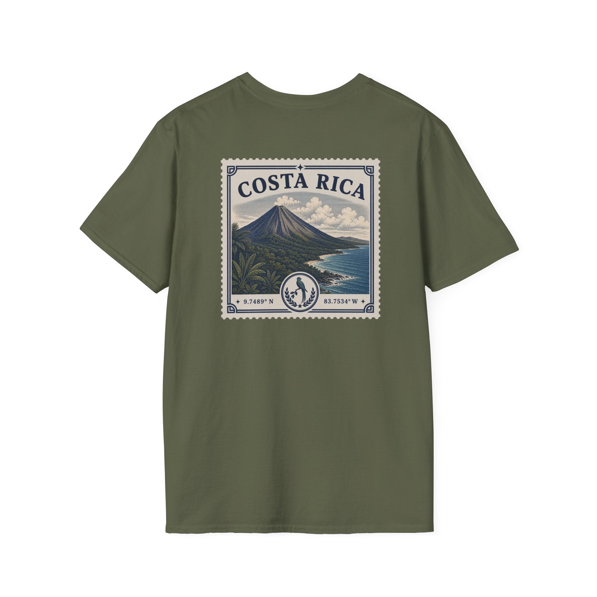 COSTA RICA HERITAGE STAMP T-SHIRT