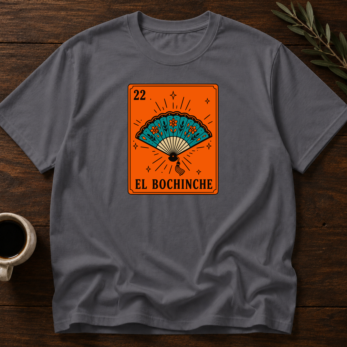 El Bochinche T-Shirt – Dark Heather Gray – Wear Your Heart