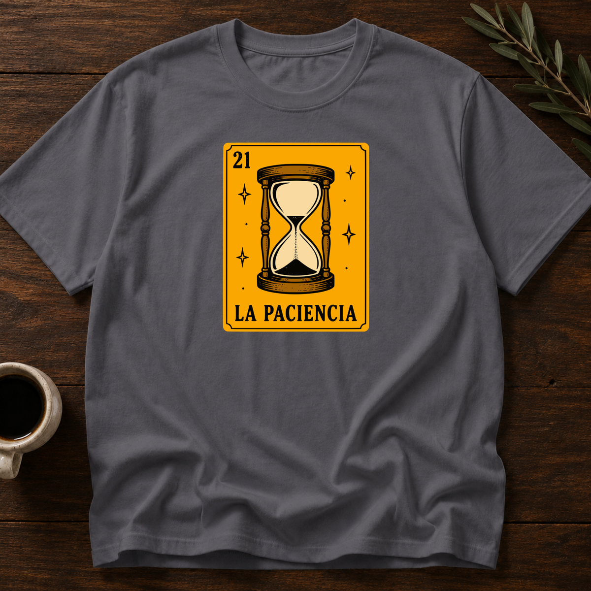 La Paciencia T-Shirt – Dark Heather Gray – Wear Your Heart