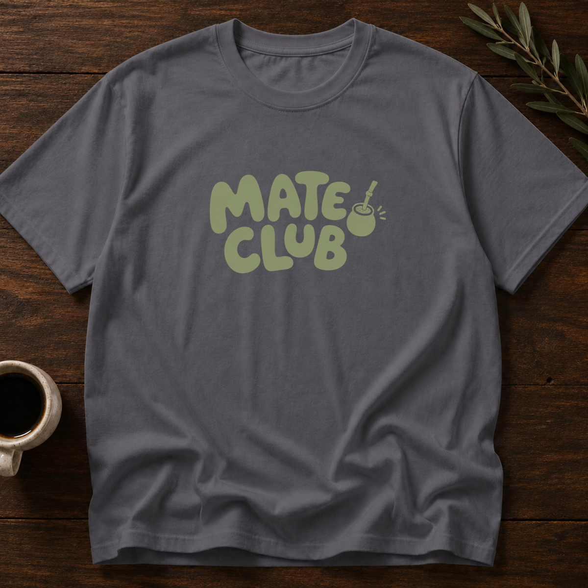 Mate Club T-Shirt – Dark Heather Gray – Wear Your Heart