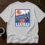 México Stamp T-Shirt – Ice Grey Back – Wear Your Heart