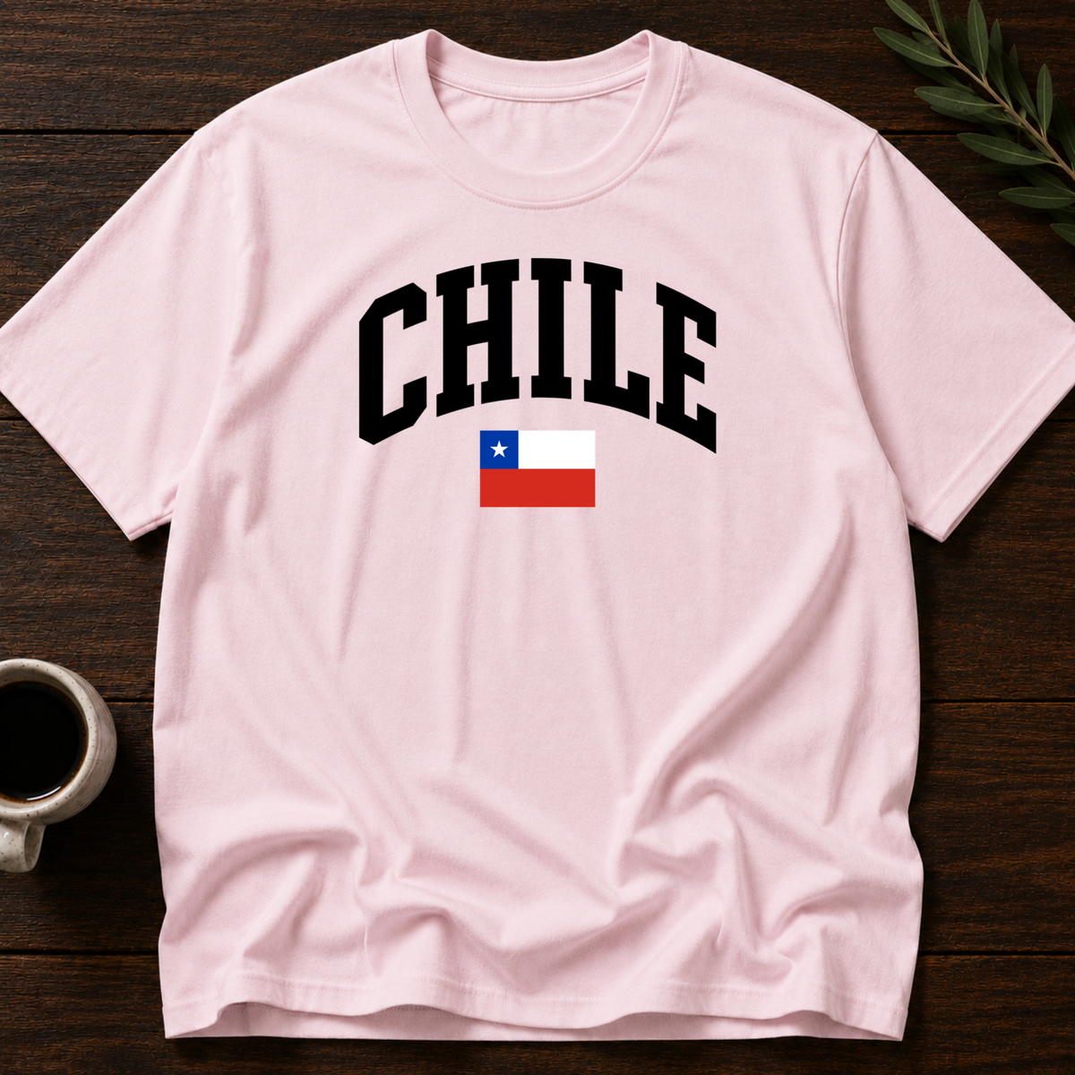Chile Varsity T-Shirt – Light Pink – Wear Your Heart