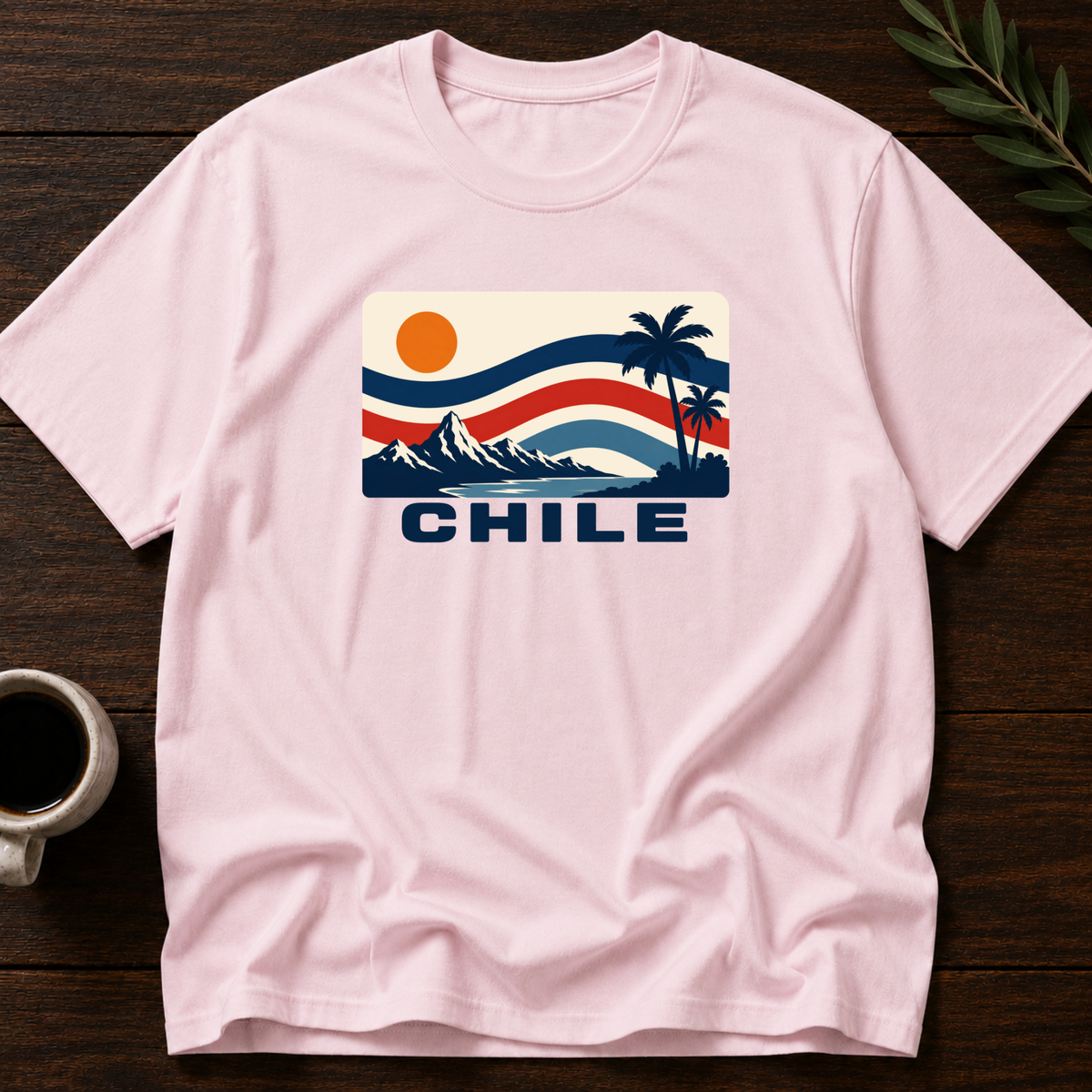 Sunset Chileno T-Shirt – Light Pink – Wear Your Heart