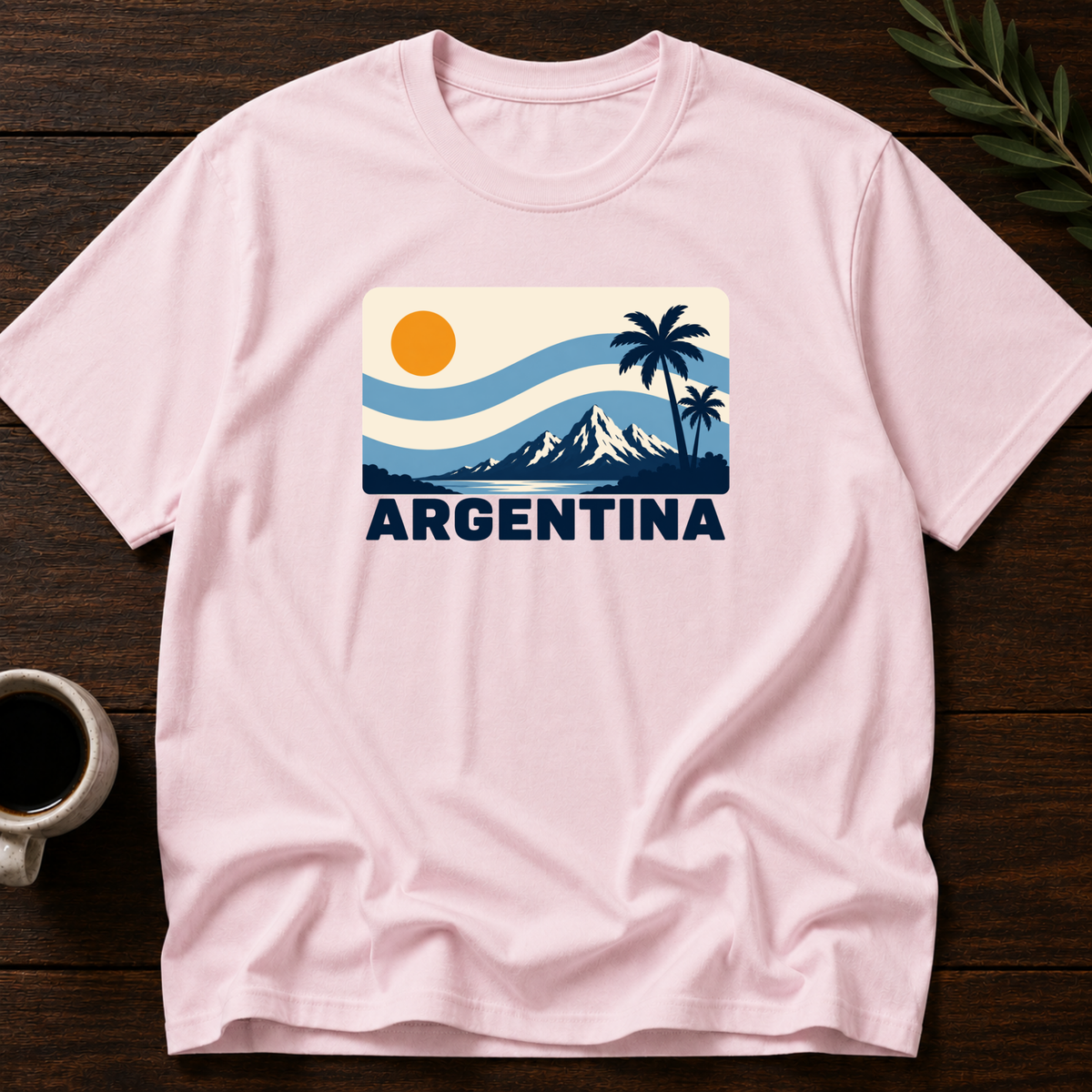 Sunset Argento T-Shirt – Light Pink – Wear Your Heart