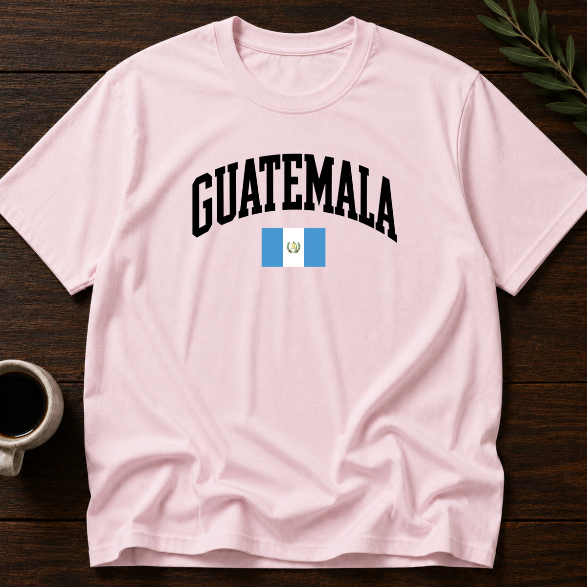 Guatemala Varsity T-Shirt – Light Pink – Wear Your Heart