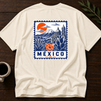 México Stamp T-Shirt – Natural Back – Wear Your Heart