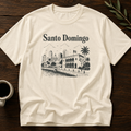 Hola Santo Domingo T-Shirt – Natural – Wear Your Heart