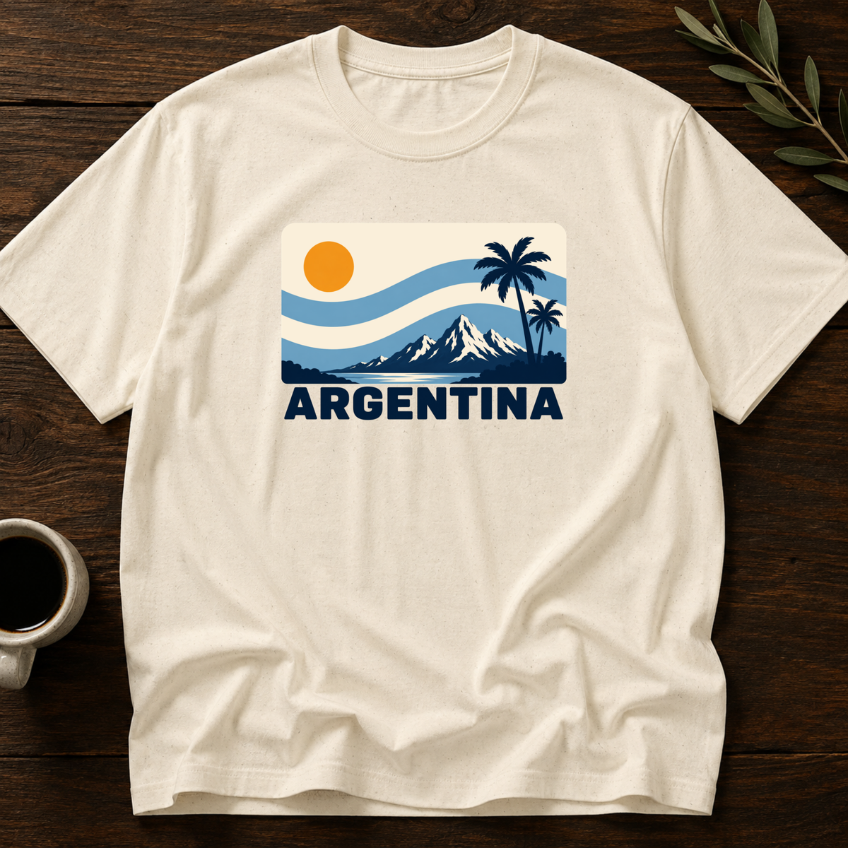 Sunset Argento T-Shirt – Natural – Wear Your Heart