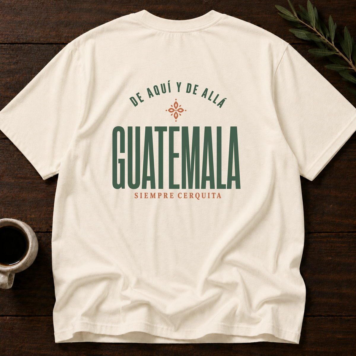 Guatemala - Siempre Cerquita T-Shirt – Natural Back – Wear Your Heart