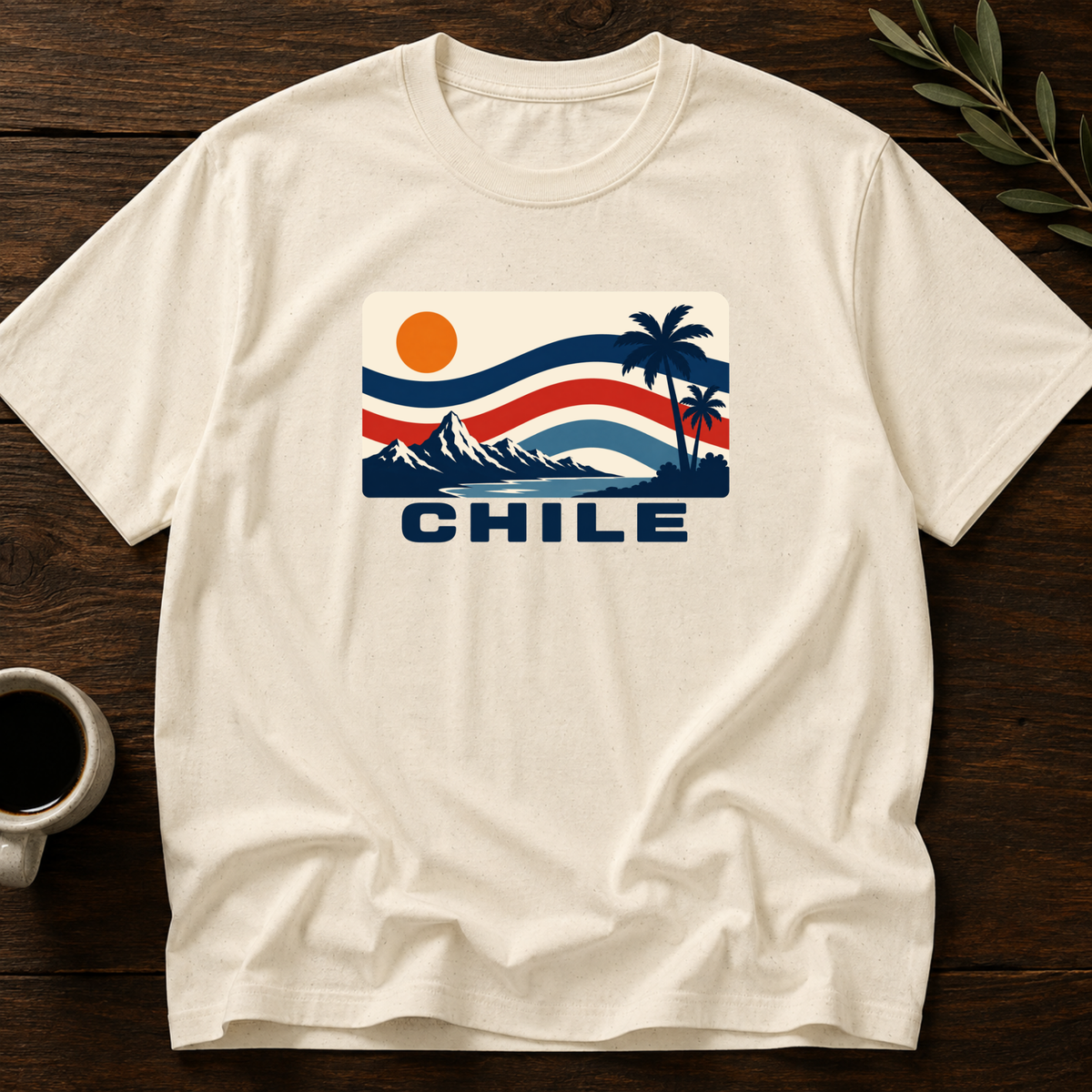 Sunset Chileno T-Shirt – Natural – Wear Your Heart