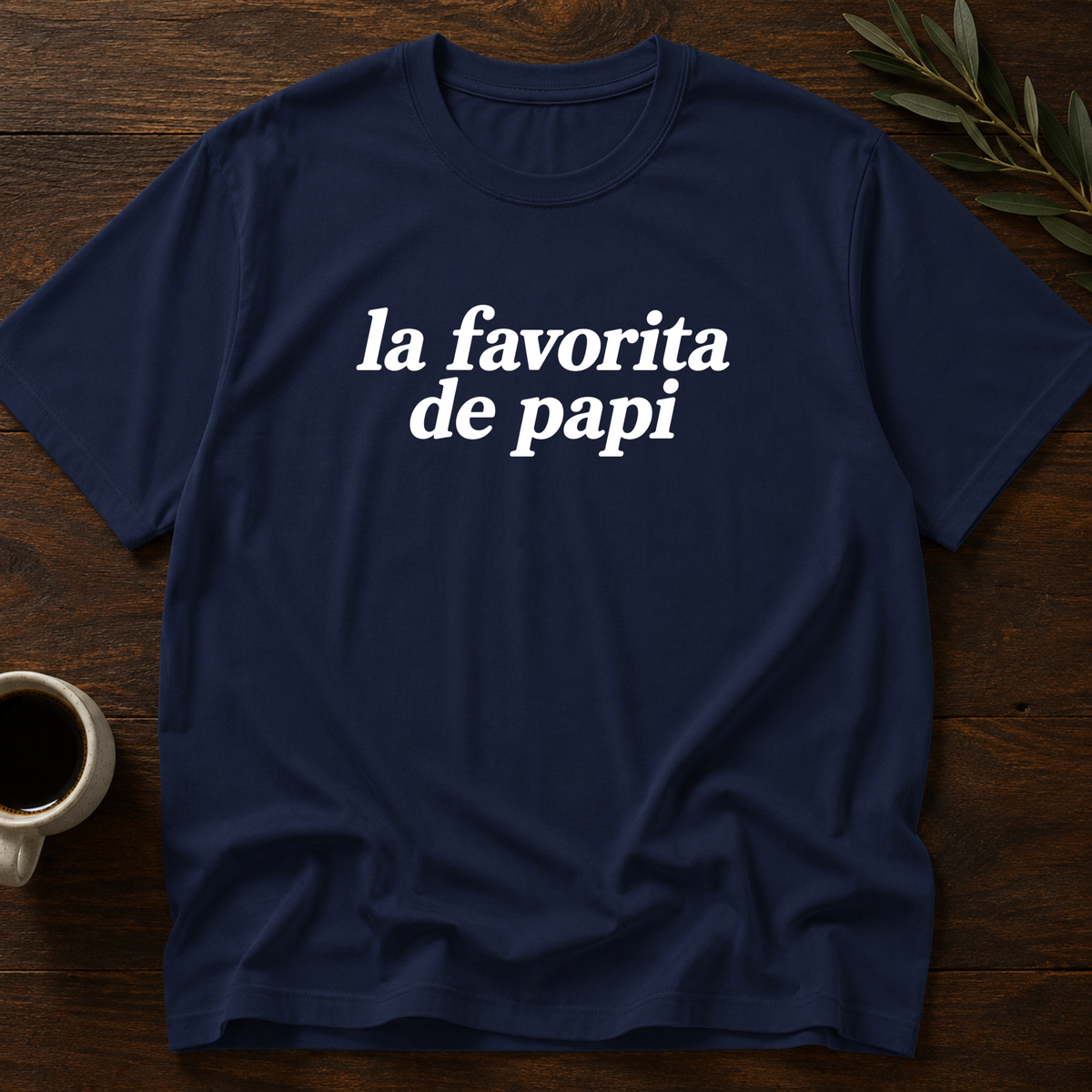 La Favorita De Papi T-Shirt – Navy – Wear Your Heart