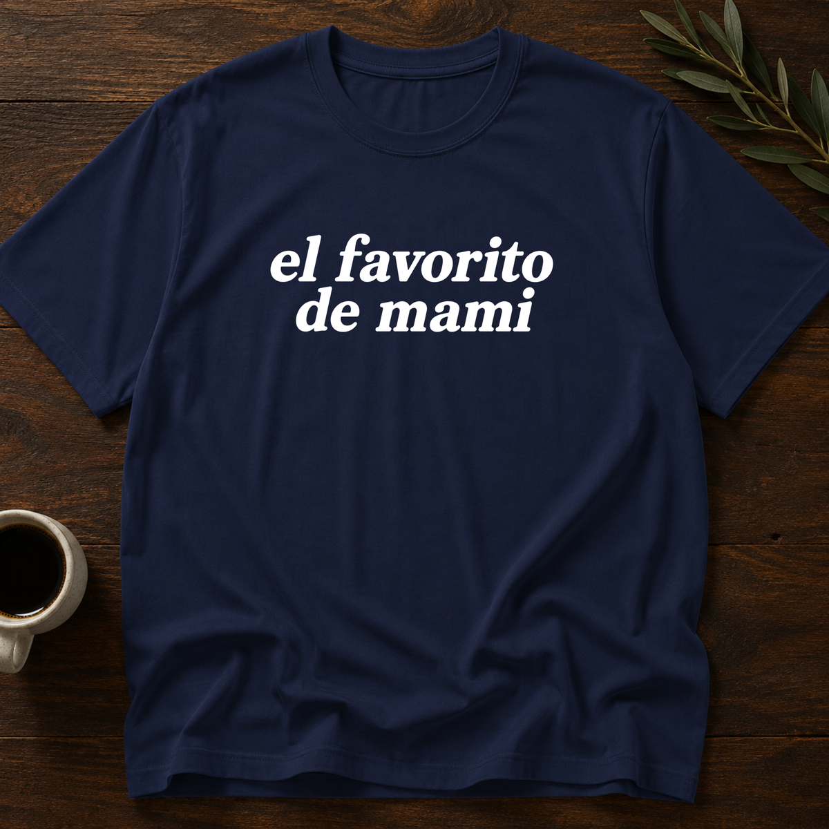 El Favorito De Mami T-Shirt – Navy – Wear Your Heart