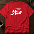 Que Rico Ser Nica T-Shirt – Red – Wear Your Heart