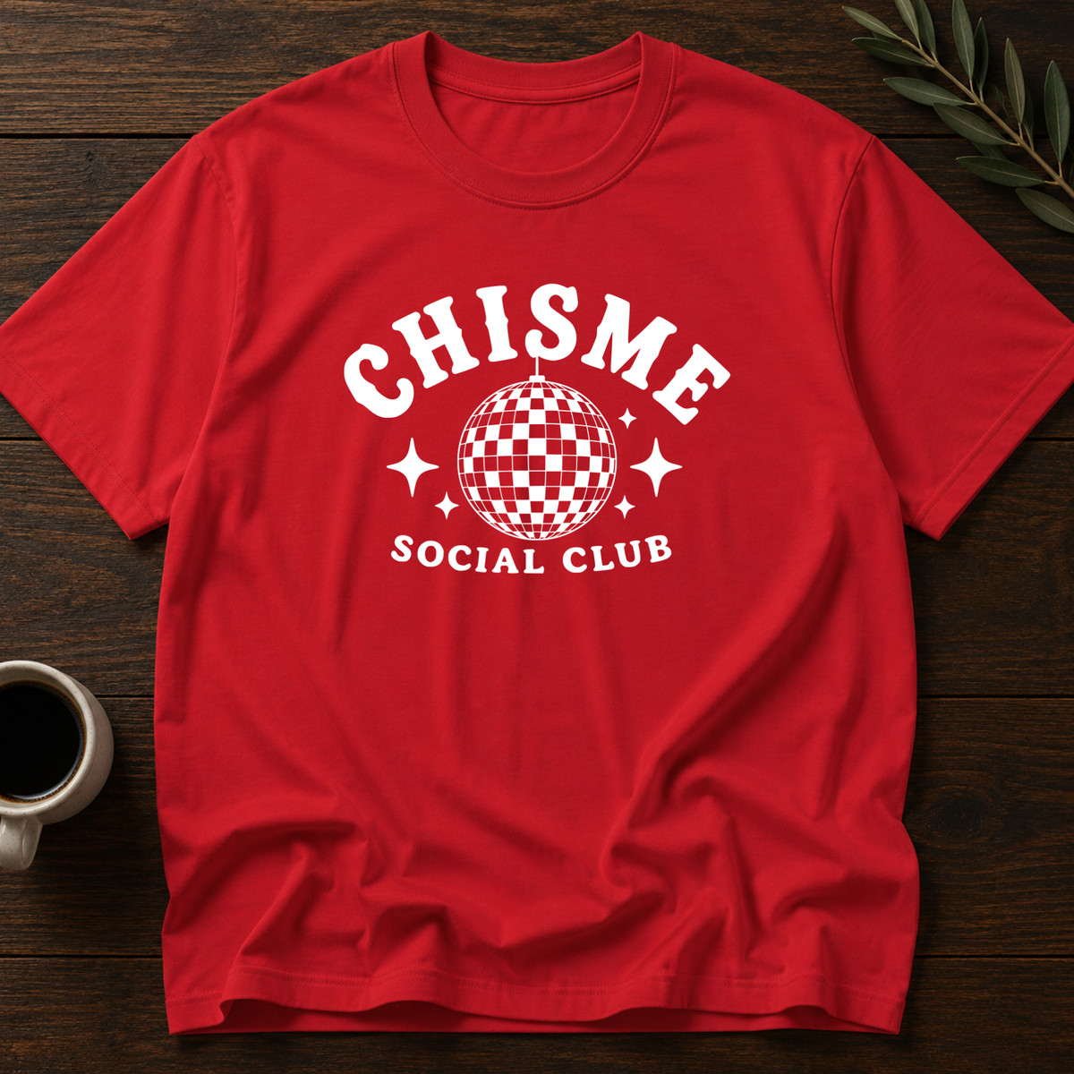 Chisme Social Club. T-Shirt – Red – Wear Your Heart