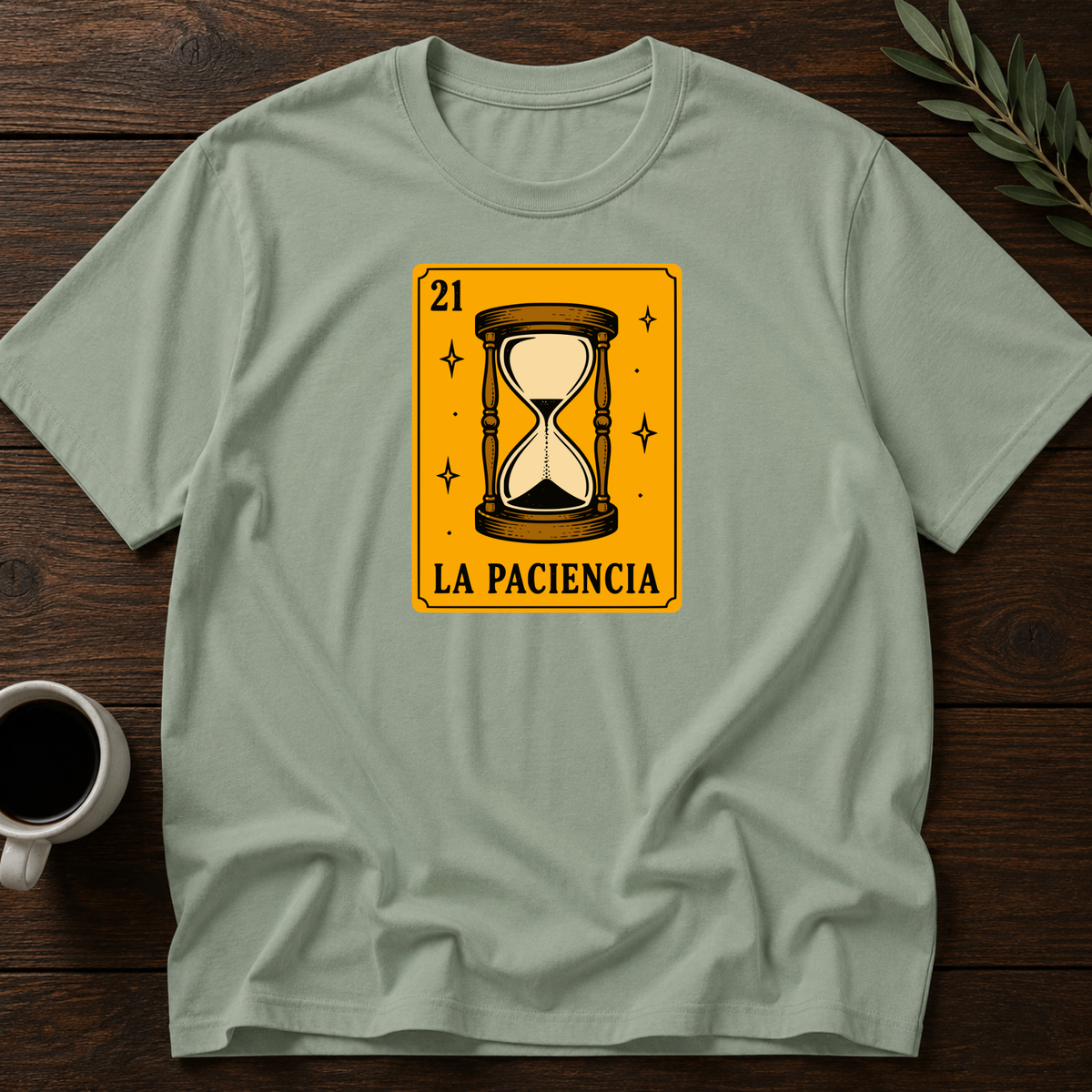 La Paciencia T-Shirt – Sage – Wear Your Heart