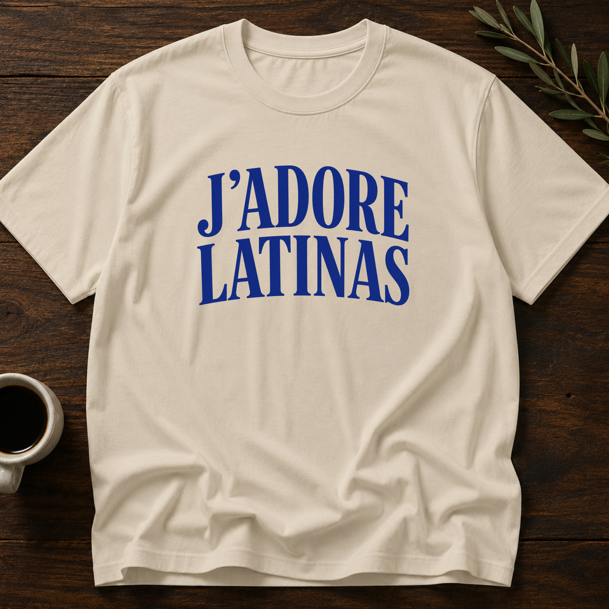 J'Adore Latinas T-Shirt – Sand – Wear Your Heart