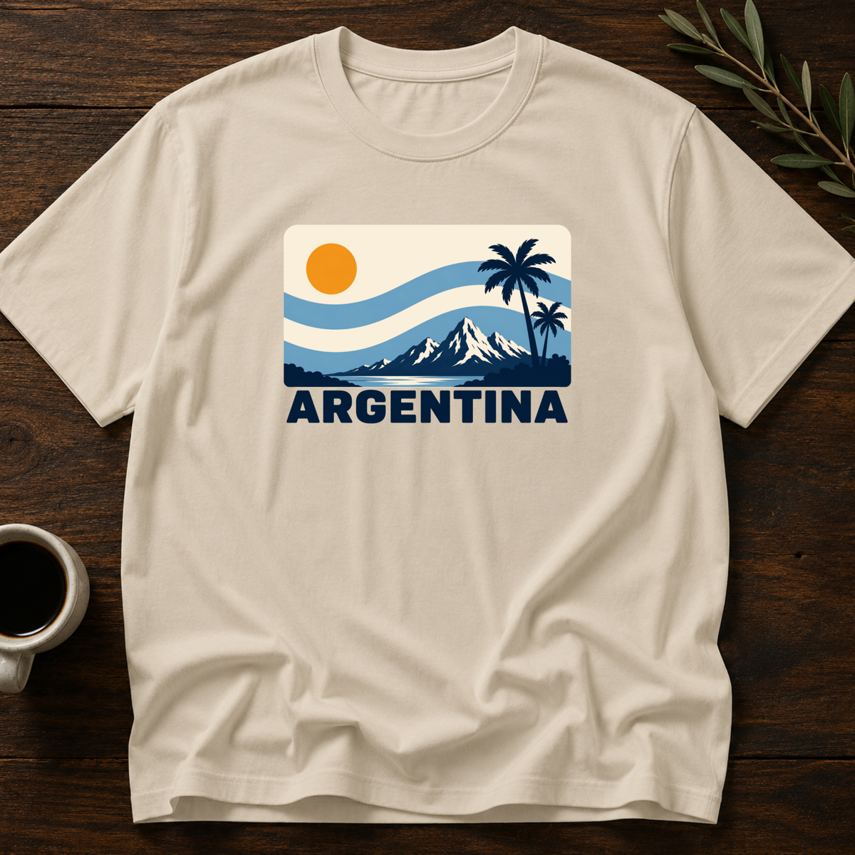 Sunset Argento T-Shirt – Sand – Wear Your Heart