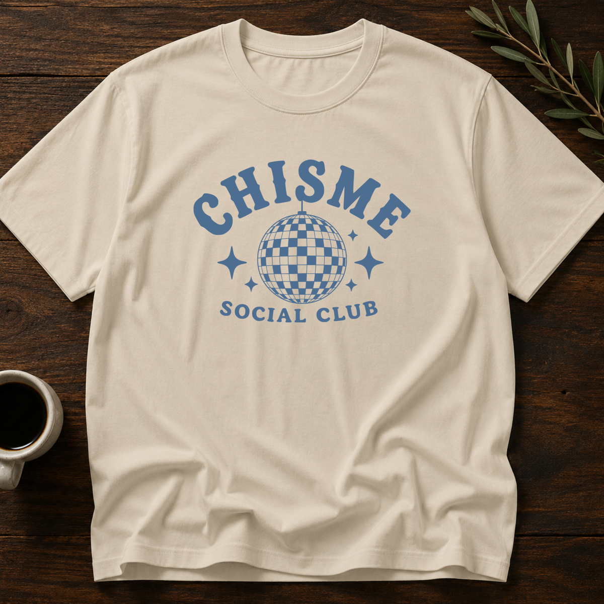 Chisme Social Club. T-Shirt – Sand – Wear Your Heart
