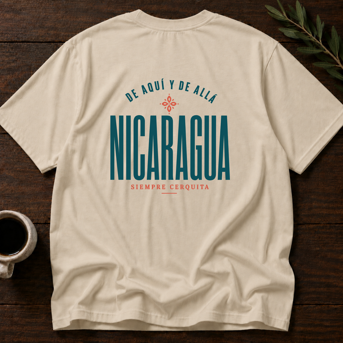 Nicaragua - Siempre Cerquita T-Shirt – Sand Back – Wear Your Heart
