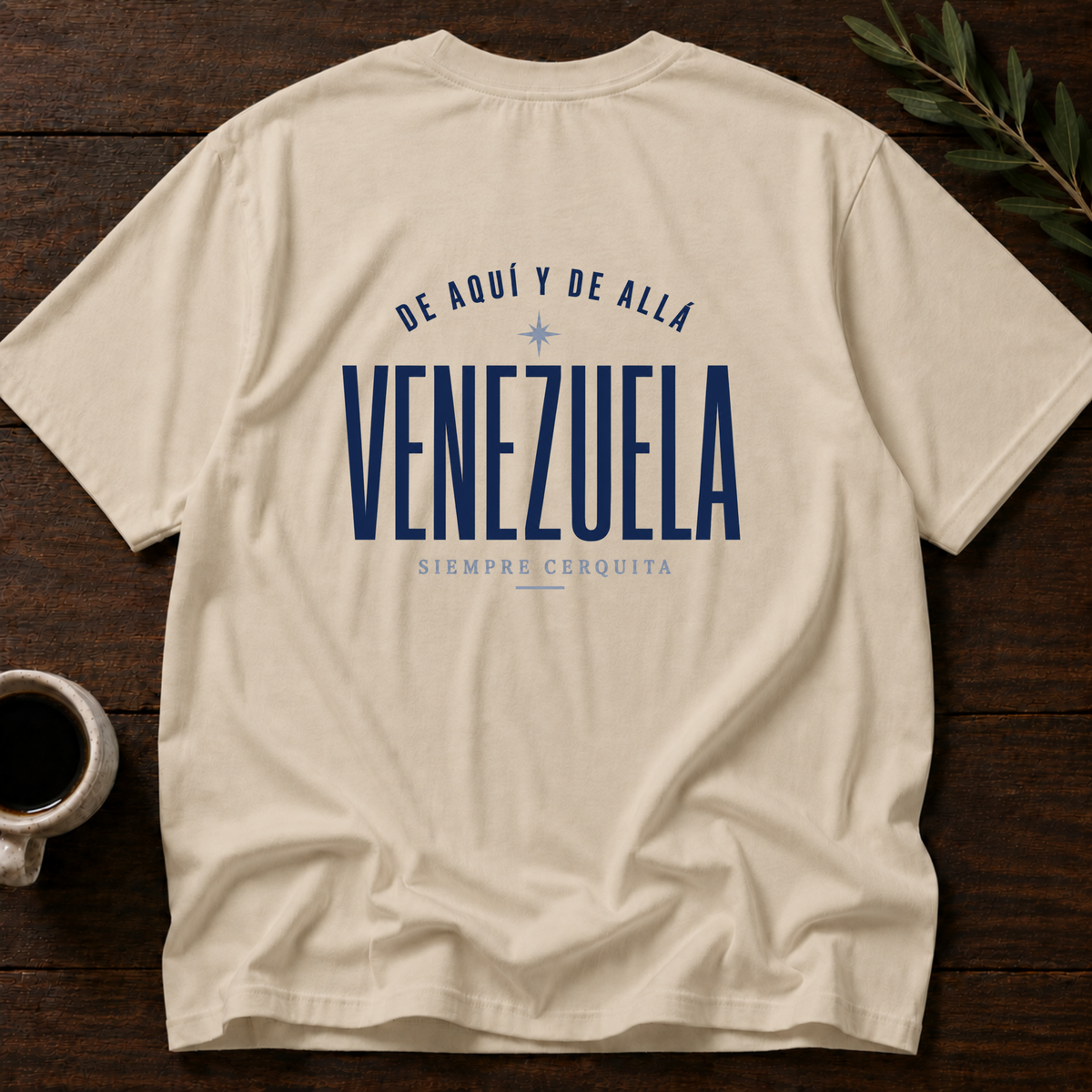 Venezuela - Siempre Cerquita T-Shirt – Sand Back – Wear Your Heart