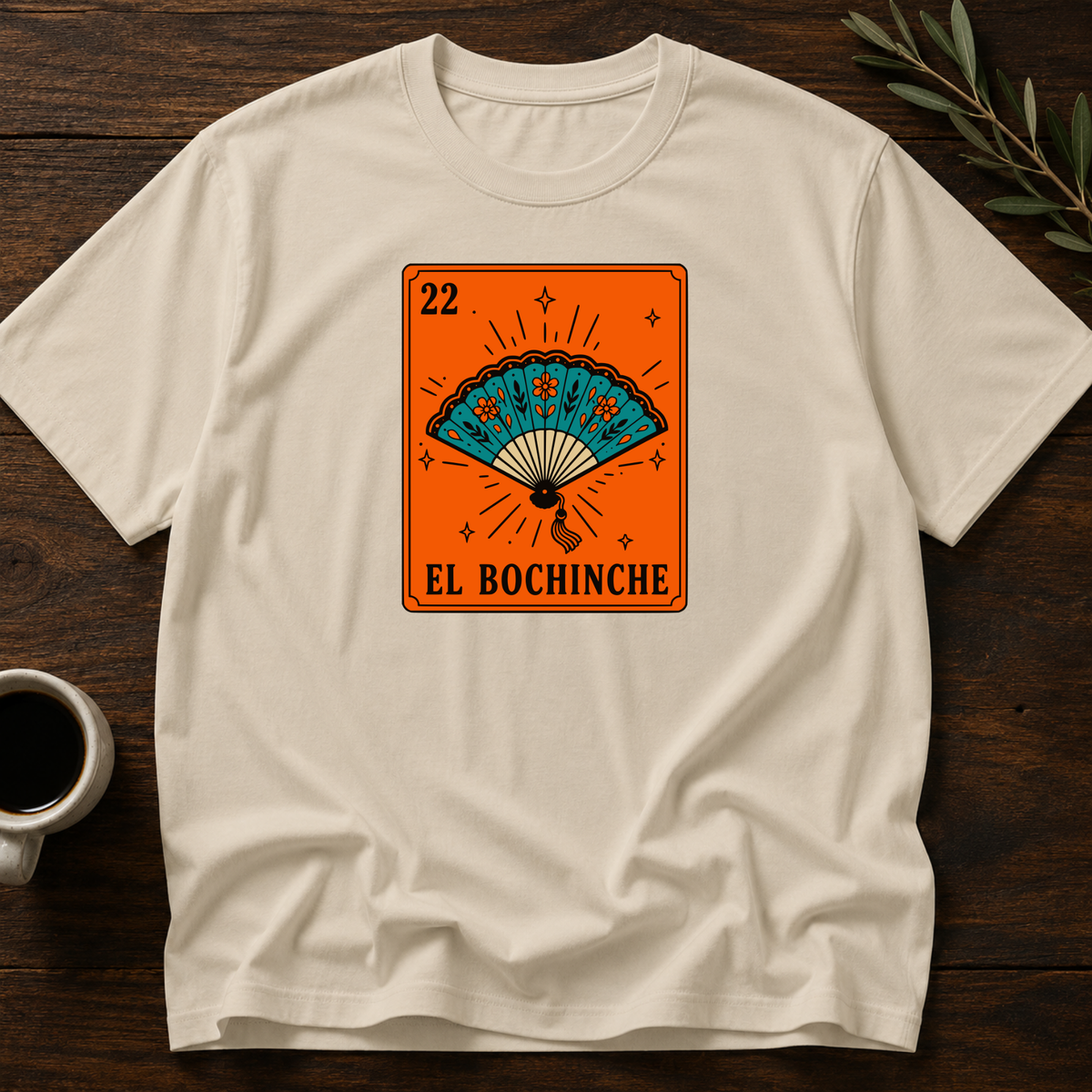 El Bochinche T-Shirt – Sand – Wear Your Heart