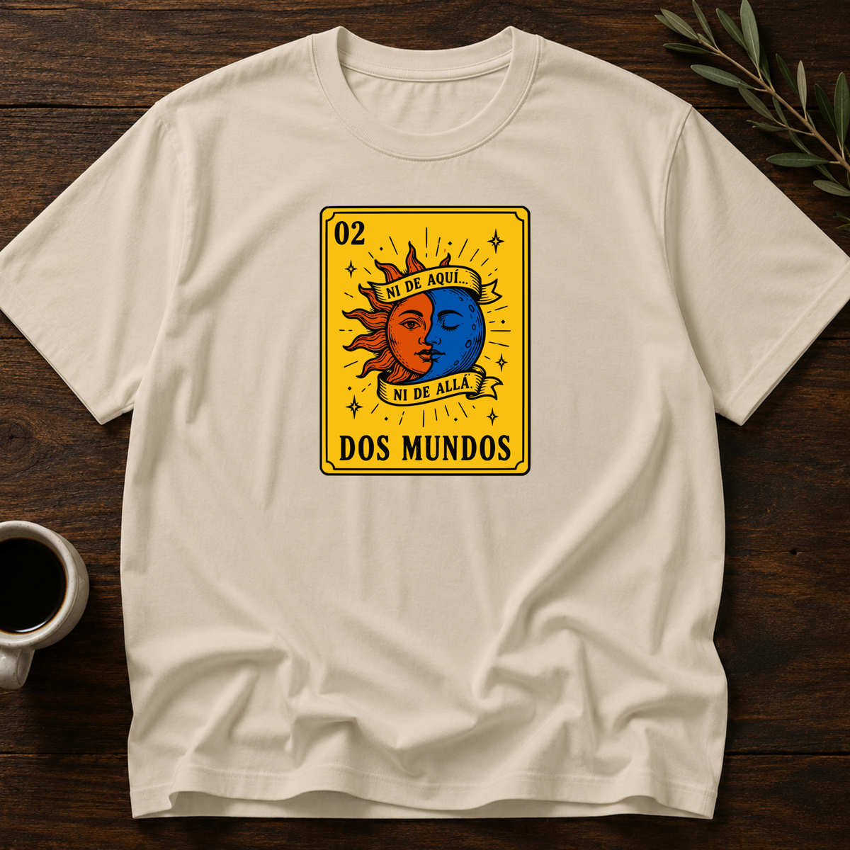 Dos Mundos T-Shirt – Sand – Wear Your Heart