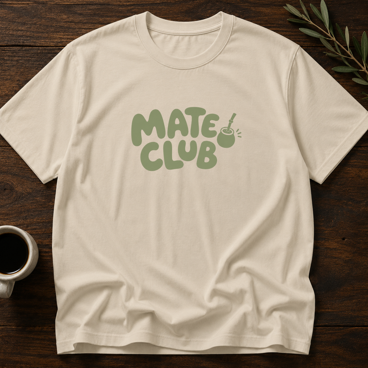 Mate Club T-Shirt – Sand – Wear Your Heart