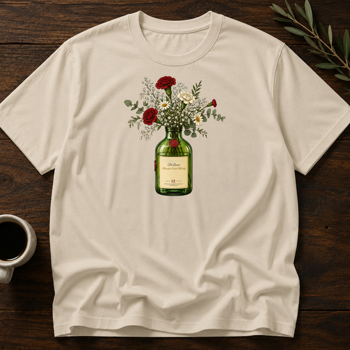 Highland Bottled Bloom T-Shirt – Sand – Wear Your Heart