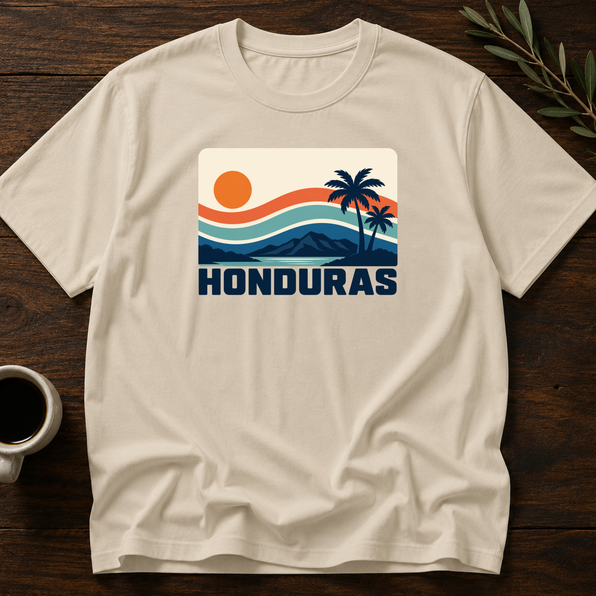 Sunset Hondureño T-Shirt – Sand – Wear Your Heart