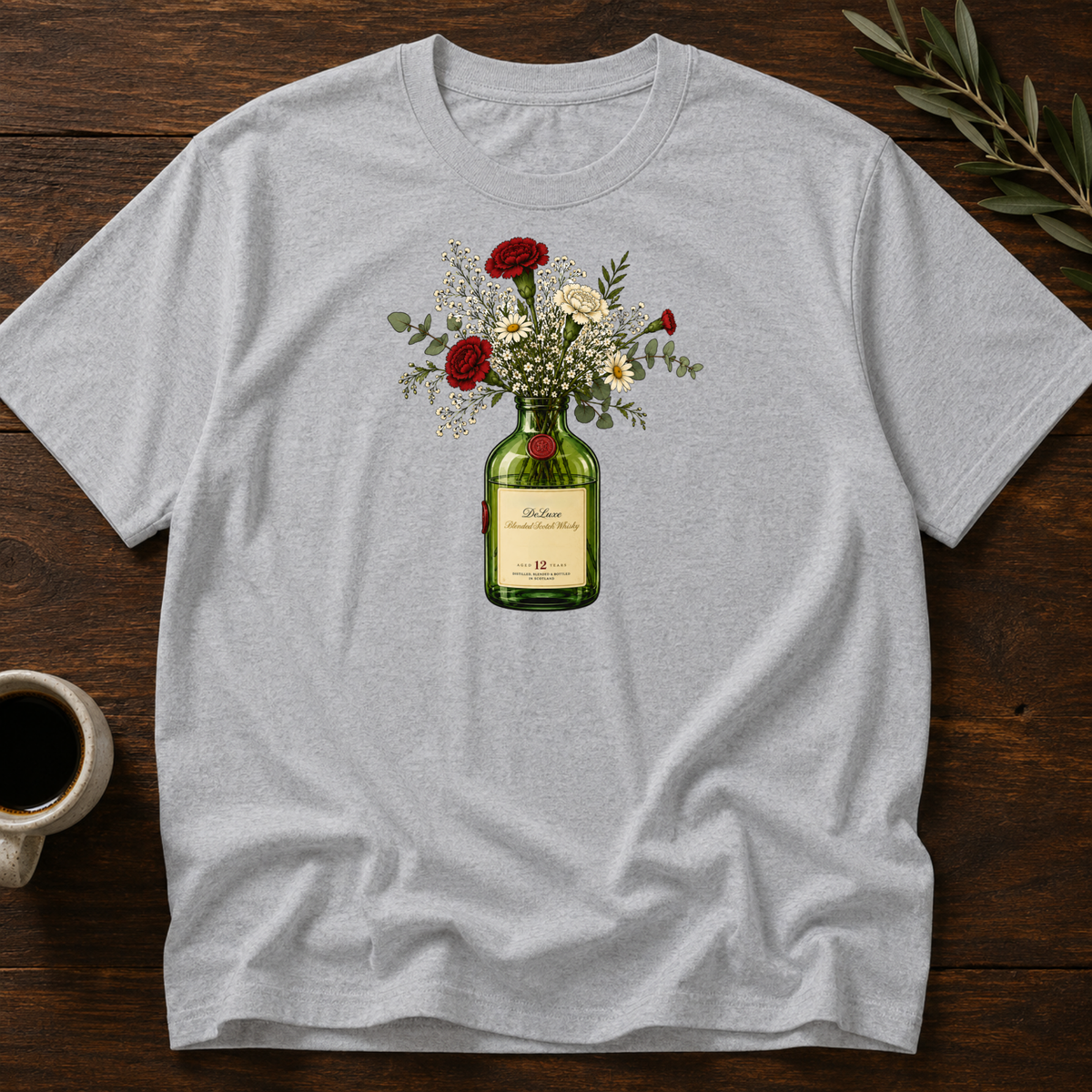 Highland Bottled Bloom T-Shirt – Sport Gray – Wear Your Heart